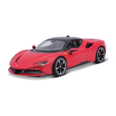 Abbildung von Bburago Sammlerauto Ferrari SF90 Stradale, Maßstab 1:24