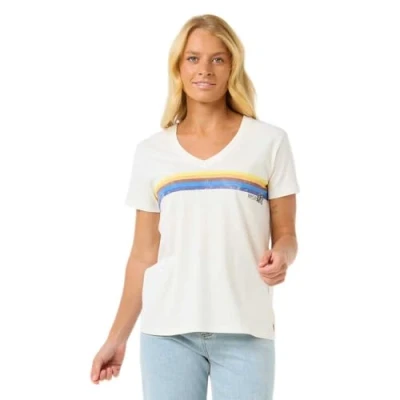 Abbildung von Rip Curl Tshirt print, Damen, Größe: Small, Bone