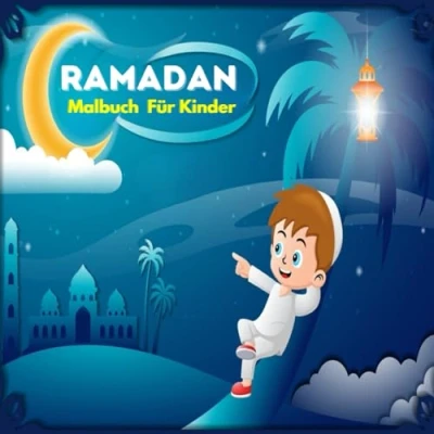 Abbildung von Ramadan Malbuch für Kinder: Islamisches ( Zeichnungen des Mondes und der Sterne,Laternen,Moscheen......) + Informationen zum Islam