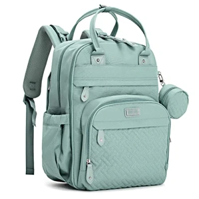 Abbildung von BabbleRoo Wickelrucksack Wickeltasche, lässige Wickeltaschen, Multifunktional Große Kapazität Babytasche Reiserucksack mit Wickelauflage &amp; Schnullerhalter