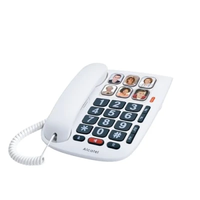Abbildung von Alcatel TMAX 10 everything everywhere Kabelgebundenes Telefon für Senioren, Weiß