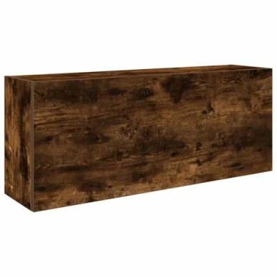 Abbildung von vidaXL Bad Wandschrank Räuchereiche 100x25x40 cm Holzwerkstoff