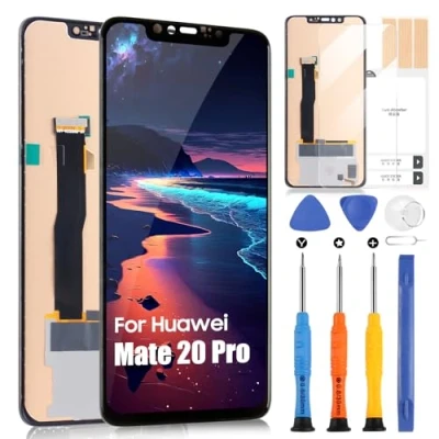 Abbildung von LCD Bildschirm für Huawei Mate 20 PRO Display LYA L09 L29 6,39 Zoll Ersatz Digitizer Touchscreen Full Assembly mit Reparatur Kit (ohne Fingerprint Unlocking)