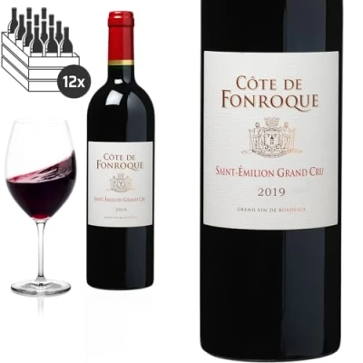 Abbildung von 12er Karton 2019 Bio Saint Emilion Grand Cru von Côtes de Fonroque Rotwein