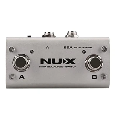 Abbildung von NUX NMP 2 Dual Foot Switch Controller für Gitarreneffekte &amp; Verstärker, 9Vdc, 200g