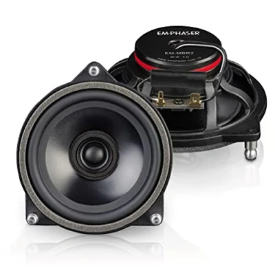 Abbildung von EMPHASER EM MBR2: 2 Wege 10 cm Koaxial System, kompatibel mit Mercedes Benz Fahrzeugen, Plug &amp; Play Lautsprecher Set für Hecktüren (Heck System/Rear System)