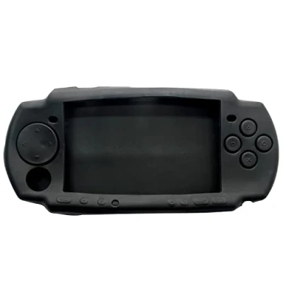 Abbildung von OSTENT Soft Protector Silicon Travel Carry Case Skin Cover Pouch Sleeve Compatible für Sony PSP 2000/3000 Farbe Schwarz