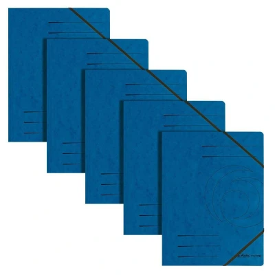 Abbildung von Herlitz Konferenzmappe 5 Eckspanner Quality DIN A4 blau