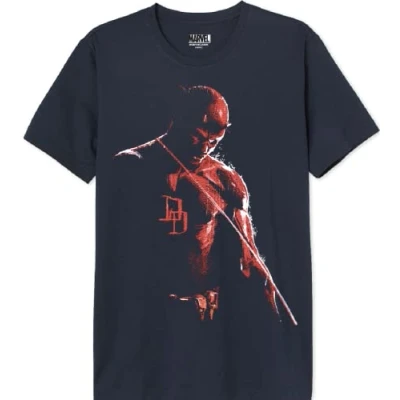 Abbildung von Marvel Herren Memarcots243 T Shirt, Marineblau, M