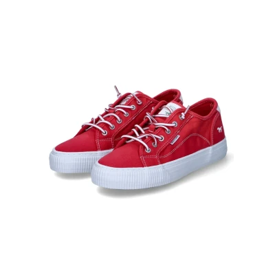Abbildung von Mustang Sneaker low, Damen, Größe: 40, Rot Schuhe