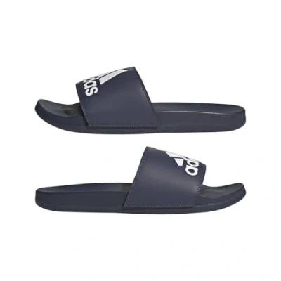Abbildung von adidas Unisex Adilette Comfort Slides, Shadow Navy / Cloud White Navy, 40.5 EU