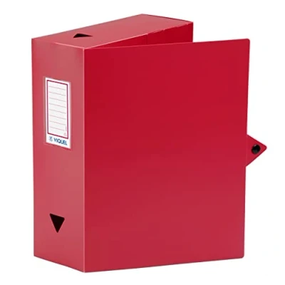 Abbildung von Viquel Class Doc Heftbox Polypropylen, Rücken 100 mm rot
