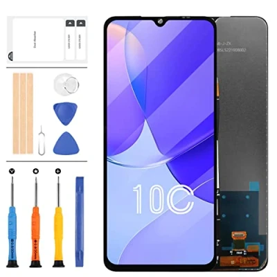 Abbildung von Ersatz LCD Display für Xiaomi Redmi 10C 10C, Ersatzdisplay 220333QAG 220333QBI 220333QNY 220333QL, Display, Touch Digitalisierer, Montage Set, 17 cm (6,7 Zoll) (schwarz)