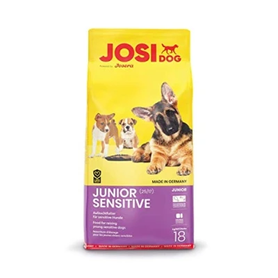 Abbildung von JosiDog Junior Sensitive (1 x 18 kg) Welpenfutter für empfindliche Hunde Premium Trockenfutter wachsende powered by JOSERA 1er Pack