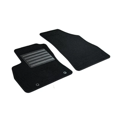 Abbildung von MDM SP 890 Fußmatten Velours Autoteppich passend für Citroen Nemo / Fiat Fiorino III Peugeot Bipper van 06.2008&gt;, black