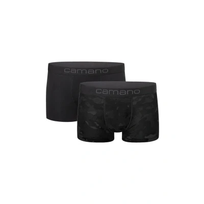Abbildung von camano 2 PACK Panties, Herren, Größe: XXL, Dark grey mix