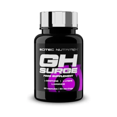 Abbildung von Scitec Nutrition GH Surge, Nahrungsergänzugsmittel Kapseln mit L Arginin, Ornithin und Lysin, 90