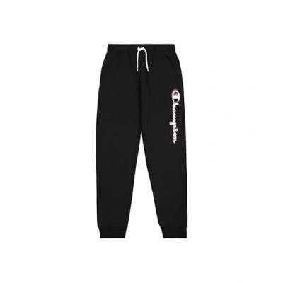 Abbildung von Champion Jungen Legacy Boy Big Logo Sweatpants Trainingshose, Schwarz (Kk001), 13 14 Jahre