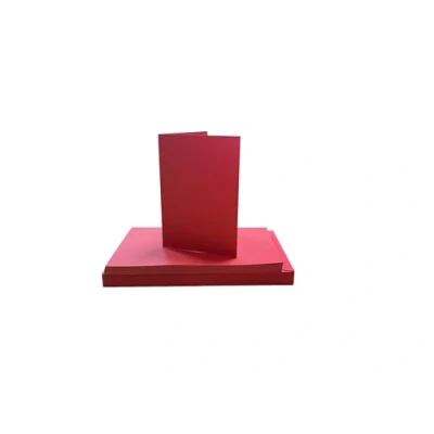 Abbildung von Craft UK 2410 Weihnachtskarten mit Umschlägen, 12,7 x 17,8 cm, Rot, 40 Stück