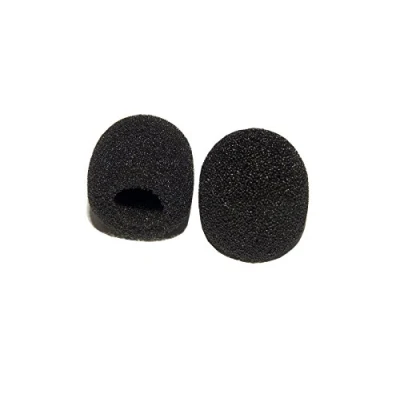 Abbildung von 2er Set deetech WS 22b Headset Windschutz/Popschutz Ø 10 12 mm schwarz