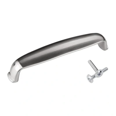 Abbildung von SO TECH® Möbelgriff Bügelgriff DORON BA 128 mm Aluminium Edelstahloptik (1 St), incl. Schrauben