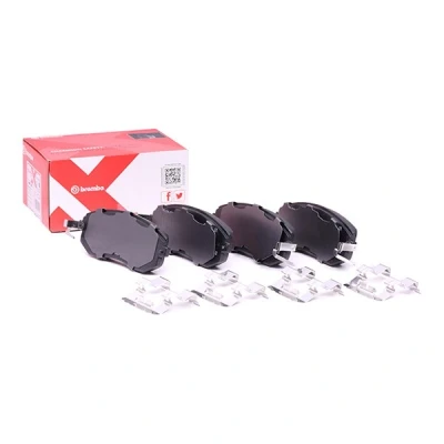 Abbildung von BREMBO P 78 021X Bremsbelagsatz mit akustischer Verschleißwarnung Zubehör SUBARU: Impreza III Schrägheck, BRZ Coupe, Forester IV