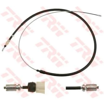 Abbildung von TRW GCH2626 Handbremsseil 2037, 1183 Scheibenbremse PEUGEOT: 307 Schrägheck, CC, SW, CITROËN: C4 Coupe, I Schrägheck