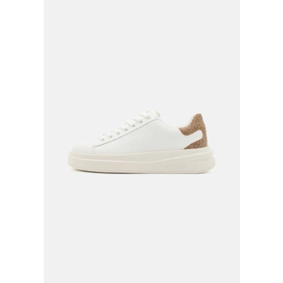 Abbildung von Guess Elbina Sneaker low, Damen, Größe: 36, White/beige Schuhe