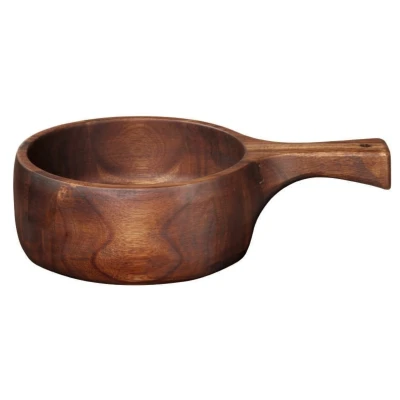 Abbildung von ASA Holzschale mit Griff akazie massiv 31 x 20 cm