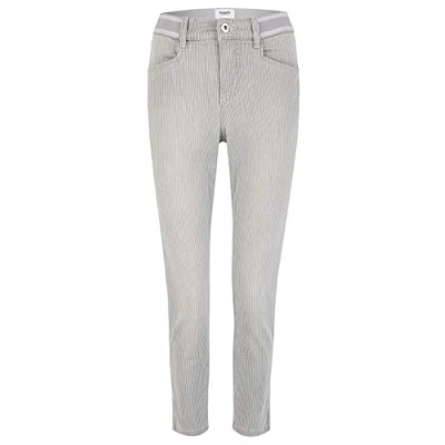 Abbildung von Angels Ornella Sporty MIT Nadelstreifen Design Jeans Slim Fit, Damen, Größe: 34, Hellgrau