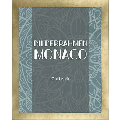 Abbildung von Homedeco 24 Fotorahmen Monaco 24x34 cm Bilderrahmen Gold Antik Posterrahmen