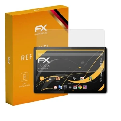 Abbildung von atFoliX Panzerfolie kompatibel mit Lenovo Tab P11 Plus Schutzfolie, entspiegelnde und stoßdämpfende FX Folie (2X)