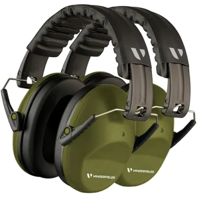 Abbildung von Vanderfields Gehörschutz Noise Cancelling Kopfhoerer für Erwachsene SNR 26dB Schießsport, Arbeit Garten, Lärmschutz Kopfhörer, Kapselgehörschutz, Schallschutzkopfhörer