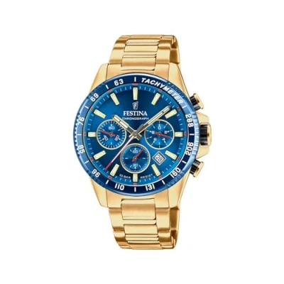 Abbildung von Festina Chronograph Timeless Chronograph, F20634/3, Armbanduhr, Quarzuhr, Herrenuhr, Stoppfunktion