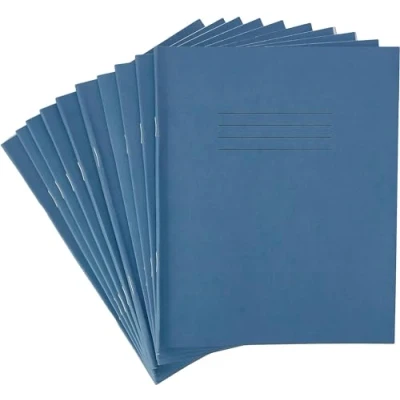 Abbildung von Rhino Schulheft, 8 x 6,5 cm, kariert, 10 mm, Hellblau, 48 Seiten, Stück, ideales Mathematikheft für Schulen