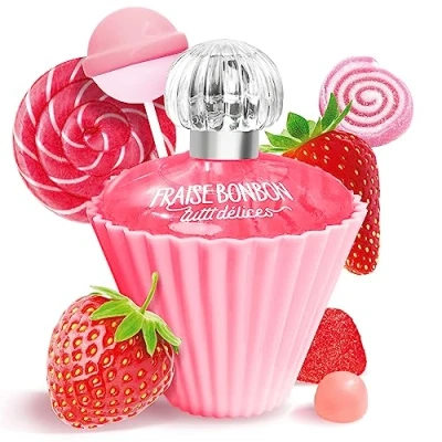 Abbildung von Duftwasser (Eau de toilette) für Damen TUTTI DELICES FRAISE BONBON 50 ml (1.7 fl.oz.) Ein süßer Duft von CORANIA