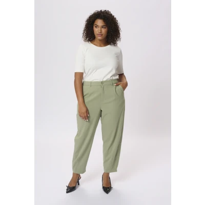 Abbildung von Kaffe Curve Stoffhose, Damen, Größe: 52, Vetiver