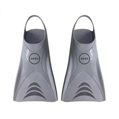 Abbildung von ZONE3 V Flex Ergo Trainingsflossen, Unisex, SA18UFIN, Silber, L(9.5 11.5)