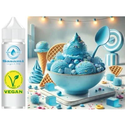 Abbildung von Schlumpfeis Schlumpf Eis Eiscreme Aroma Konzentrat Vegan Sasami 10ml