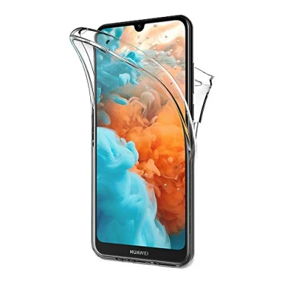 Abbildung von AICEK Hülle Compatible Huawei Y5 2019, 360Full Body Transparent Silikon Schutzhülle für 2019 Case Durchsichtige TPU Bumper Handyhülle (5,71 Zoll)