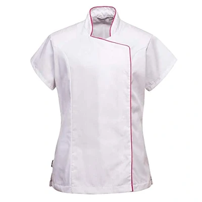 Abbildung von Ladies Wrap Tunic, colorWhite talla XL
