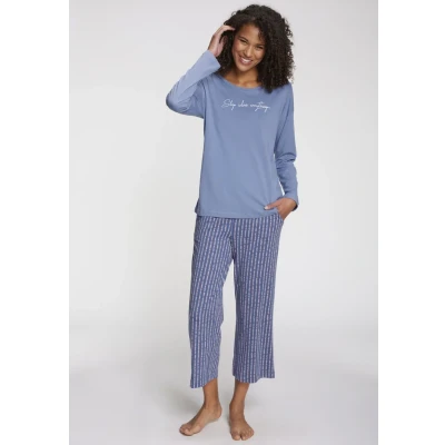 Abbildung von Vivance Nachtwäsche Shirt, Damen, Größe: 32/34, Hellblau