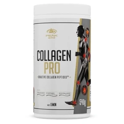 Abbildung von PEAK Collagen Pro 540g Geschmack Lemon I 20 Portionen Muskelgewebe Gelenke Sehnen Bänder BIOAKTIVE KOLLAGENPEPTIDE (TENDOFORTE FORTIGEL BODYBALANCE) Vitamin C 540 g