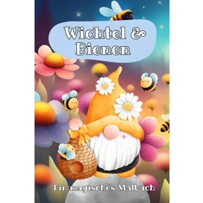 Abbildung von Wichtel &amp; Bienen: Ein magisches Malbuch (Wichtel Mini Malbücher)