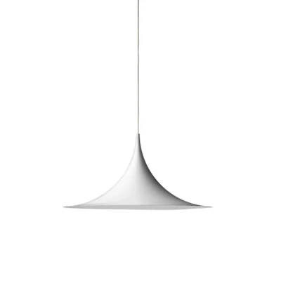 Abbildung von GUBI Hängeleuchte Semi, Ø 47 cm, weiß