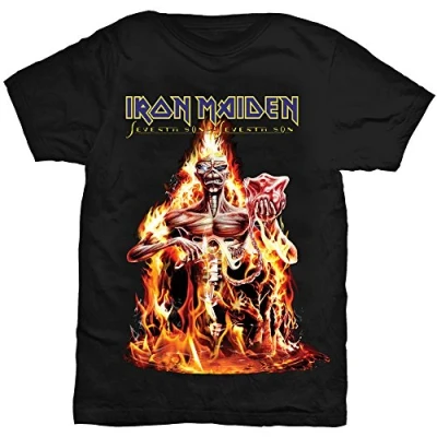Abbildung von Collectors Mine Herren T Shirt Iron Maiden Seventh Son, Gr. 50 (L), Schwarz (Schwarz)