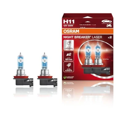 Abbildung von OSRAM 64211NL HCB Glühlampe, Fernscheinwerfer H11 12V 55W 4200K Halogen MAZDA: 3 Hatchback, 6 Kombi, Sport TOYOTA: Prius Plus, Verso