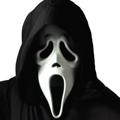 Abbildung von Fun World Verkleidungsmaske Scream Halloween Maske, Die Original Ghostface Maske aus den Filmen