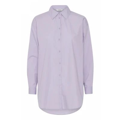 Abbildung von b.young Bygamze Hemdbluse, Damen, Größe: 40, Purple rose