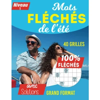 Abbildung von Mots Fléchés de l&#039;été: Cahier d&#039;activités et jeux vacances , un passe temps formidable pour tester votre culture générale Livre ... mémoire stimuler la créativité